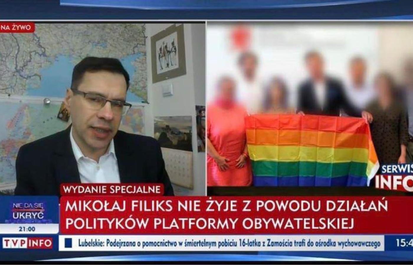 Propaganda PiS wobec śmierci Mikołaja Filiksa
