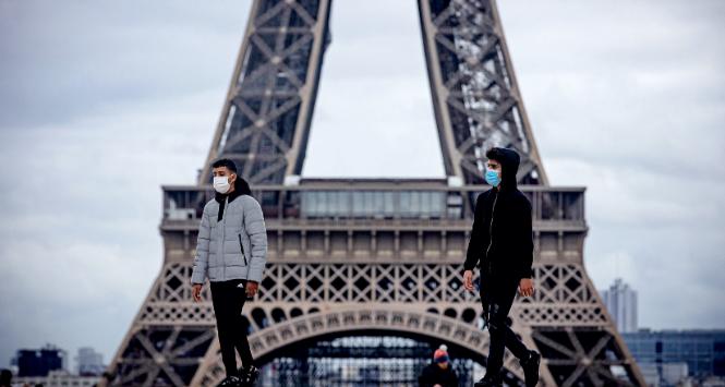 Pierwszy dzień drugiego lockdownu we Francji, 30 października 2020 r.