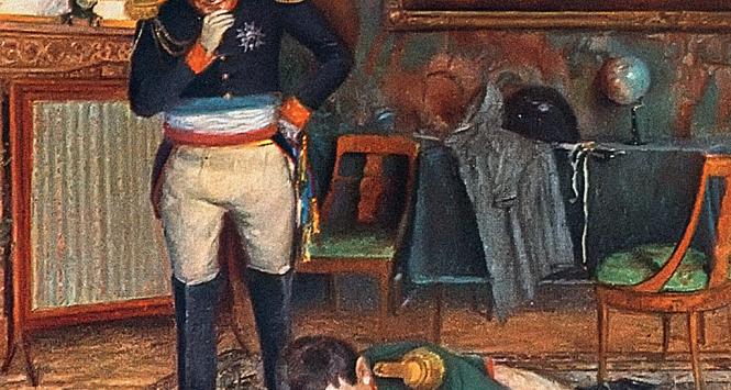 1812 r. - Napoleon planuje z marszałkiem Davout