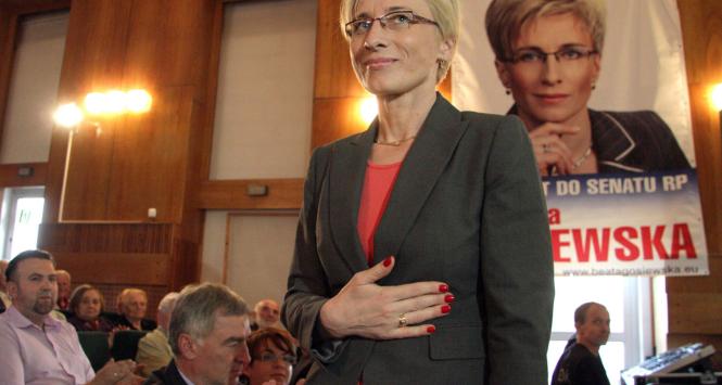 Po swoim pierwszym spektakularnym zwycięstwie wyborczym Beata Gosiewska jest trochę rozczarowana, że jej formacja nie wygrała w cuglach.
