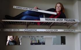 Dzięki Ewie Jaskólskiej stacja ­ Warszawa ­ Falenica znów żyje. (Na fot. także barysta Tymon Semilski).