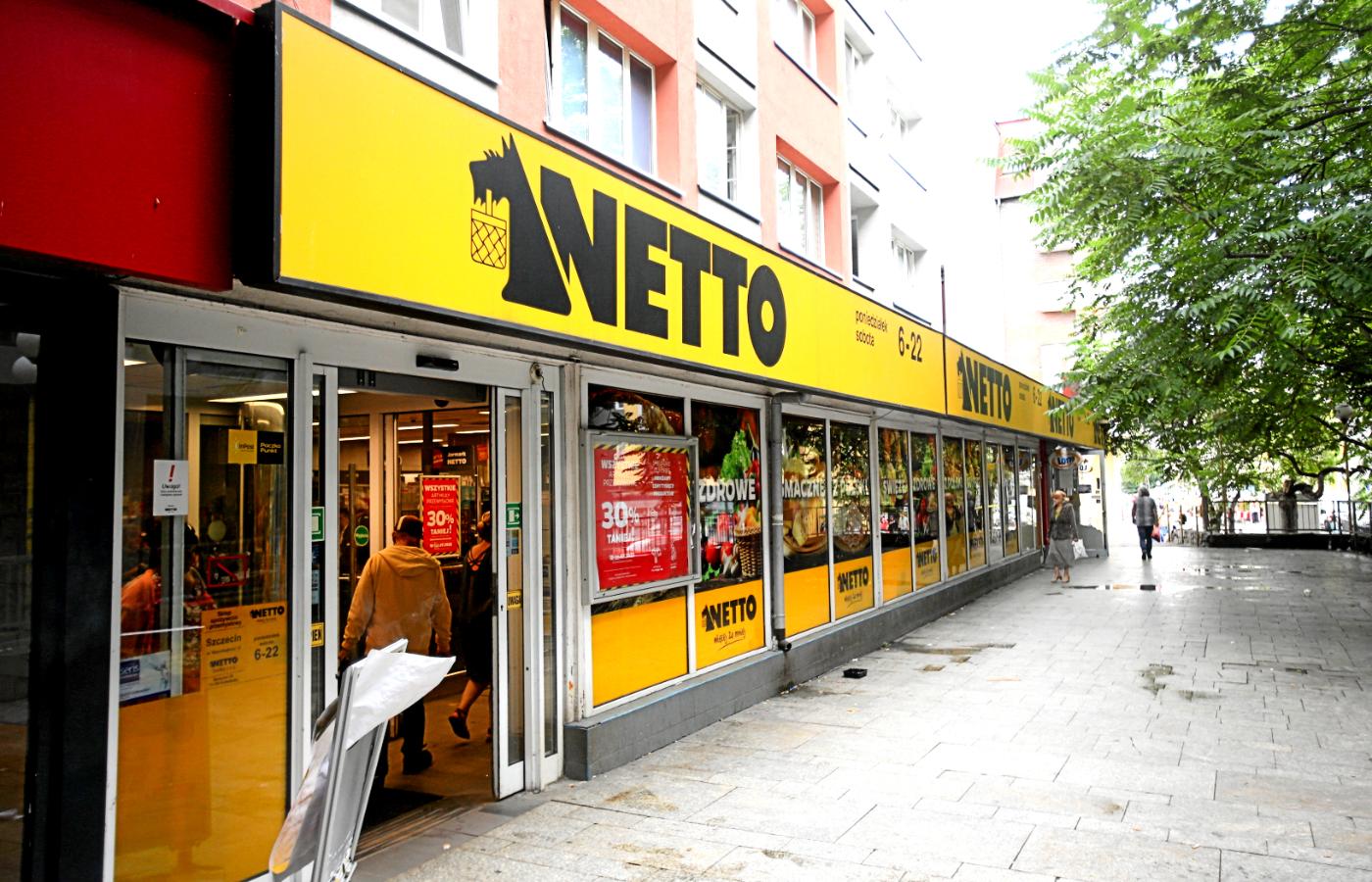 Sklep sieci Netto w Szczecinie