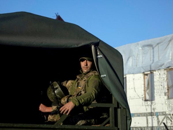 Ukraińcy żołnierze w Kramatorsku