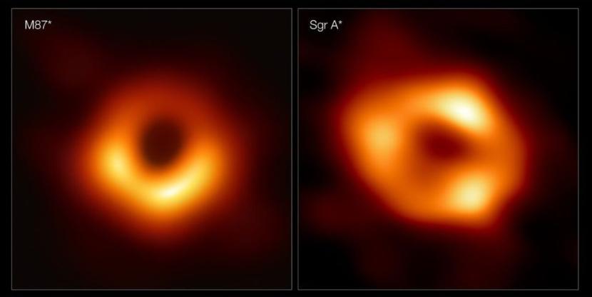 Czarna dziura w centrum galaktyki M87 i w centrum Drogi Mlecznej