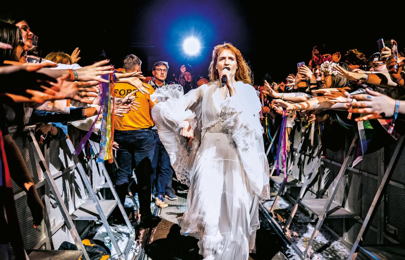 Florence Welch na tegorocznym Orange Warsaw Festival.