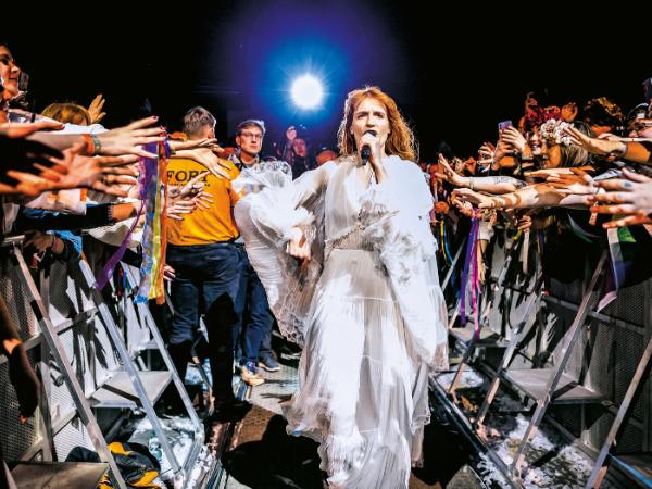Florence Welch na tegorocznym Orange Warsaw Festival.
