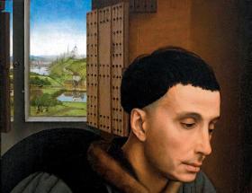 Portret św. Iwo przypisywanego pracowni Rogiera van der Weydena.