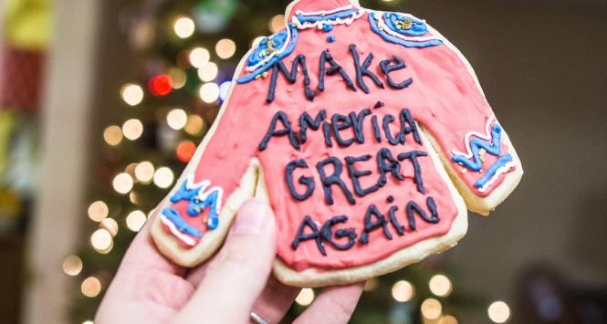 „Make America great again” – główne hasło wyborcze Donalda Trumpa