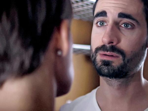 Christian Ehrnstein i Lina Sunden w podróży pociągiem