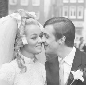 Zdjęcie ślubne z Danny Coster, 1968 r.