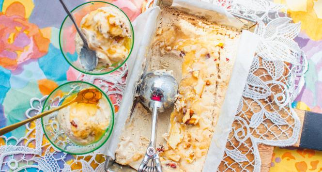 Wegańskie lody karmelowe