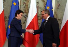 Ewa Kopacz desygnowana na premiera przez prezydenta Bronisława Komorowskiego