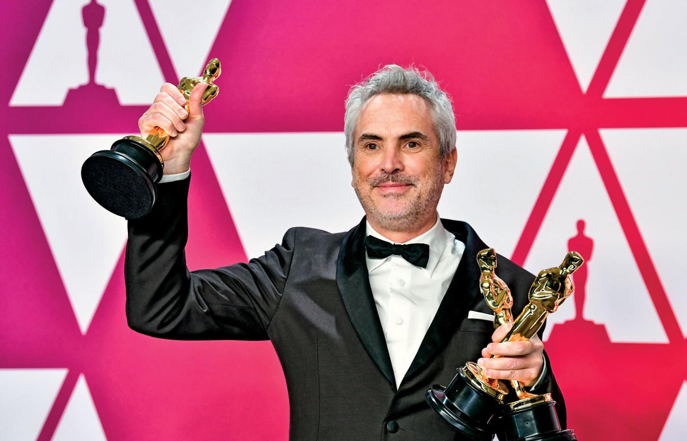 Alfonso Cuarón, reżyser nagrodzonej „Romy”.