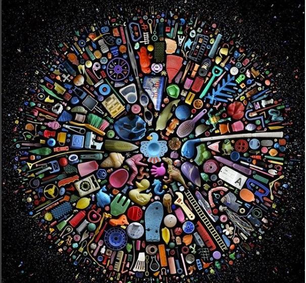 Mandy Barker – morskie plastikowe śmieci odzyskane z sześciu oceanów i sześciu kontynentów na całym świecie,fot. Instagram.com/britishcouncileurope