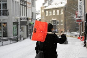 Olsztyn. Taki sprzęt w taką pogodę jest na wagę złota.