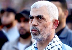 Jahya Sinwar, szef politycznego skrzydła Hamasu w Strefie Gazy