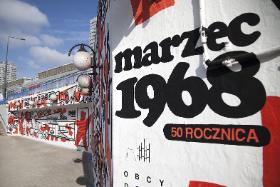Warszawski mural „Marzec 1968”