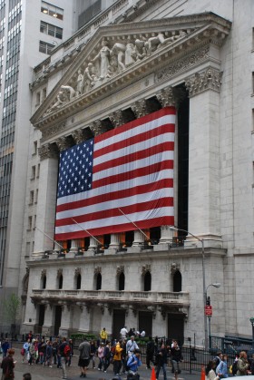 Siedziba nowojorskiej giełdy.