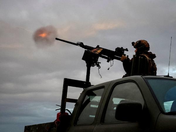 Ukraińskie wojska antydronowe w Doniecku, październik 2025 r.