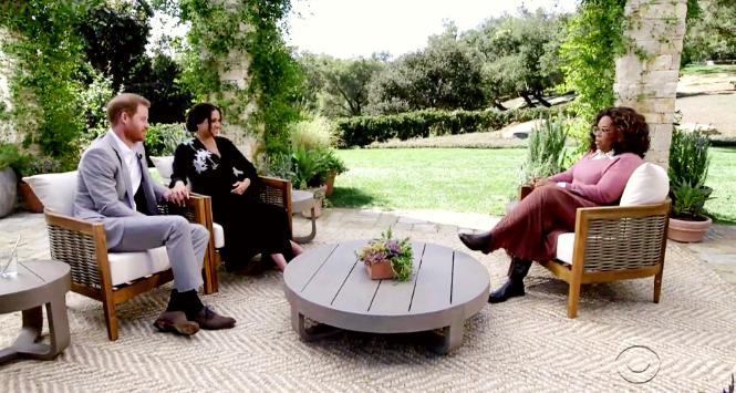 Książę Harry i Meghan w rozmowie z Oprah Winfrey