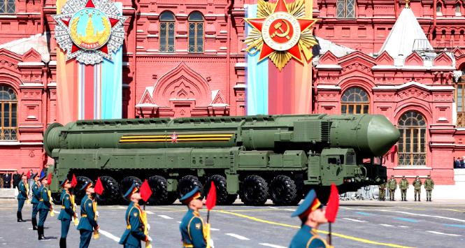 Jars, międzykontynentalny pocisk balistyczny. Parada w Moskwie, Dzień Zwycięstwa 9 maja 2023 r.