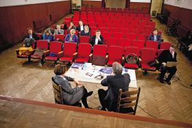 Spotkanie Dariusza Rosatiego w Górze Kalwarii pod Warszawą.