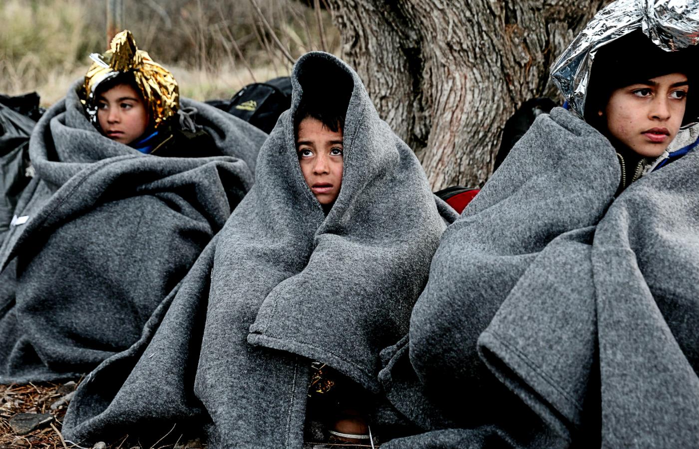 Uchodźcy z Afganistanu na wyspie Lesbos, 28 lutego 2020 r.