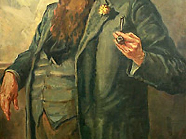 Franc Fiszer, portret Juliusza Nagórskiego z roku 1935. Ze zbiorów Muzeum Literatury w Warszawie.