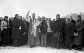 Poświęcenie drogi im. Marszałka Piłsudskiego w Zakopanem, 1938 r.