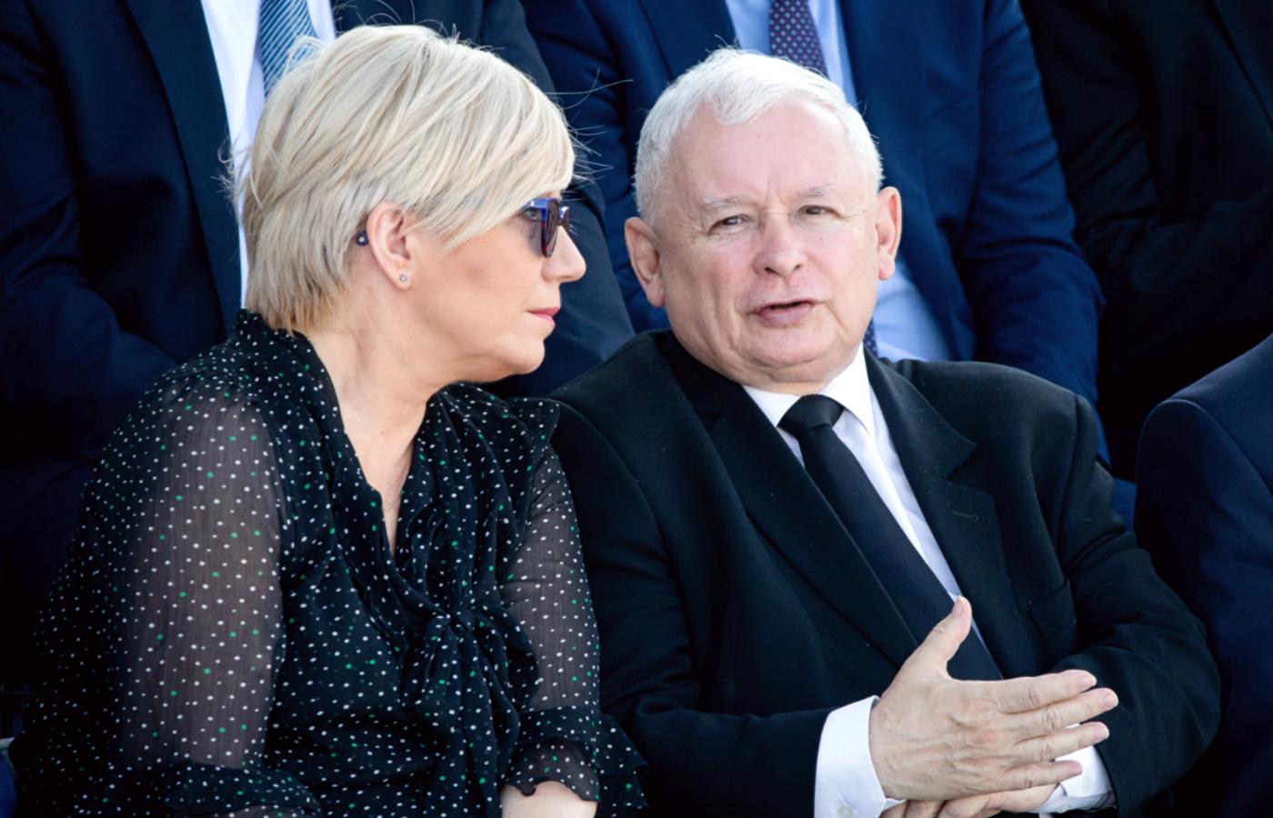 Prezes TK Julia Przyłębska i prezes PiS Jarosław Kaczyński. Zdjęcie z 2019 r.