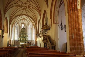 Ośno Lubuskie – wnętrze gotyckiej fary