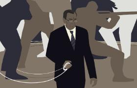 Szef MSWiA wspiera partię i prezydenta na różne sposoby.