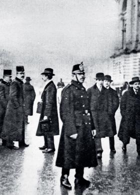 Funkcjonariusz policji we Lwowie, 1914 r.