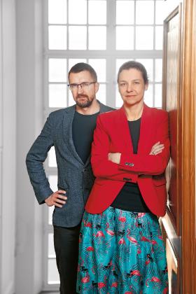 Dr hab. Paweł Kubicki i dr Zofia Szweda-Lewandowska