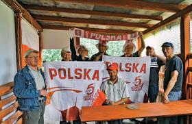 Strefa kibica „Pod Wisienką” tętni życiem.