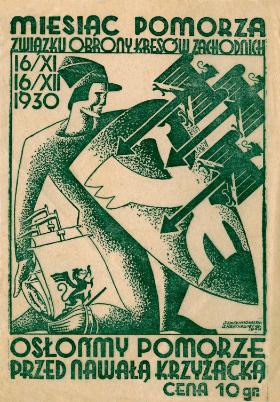 Polska nalepka (do umieszczenia w oknie).