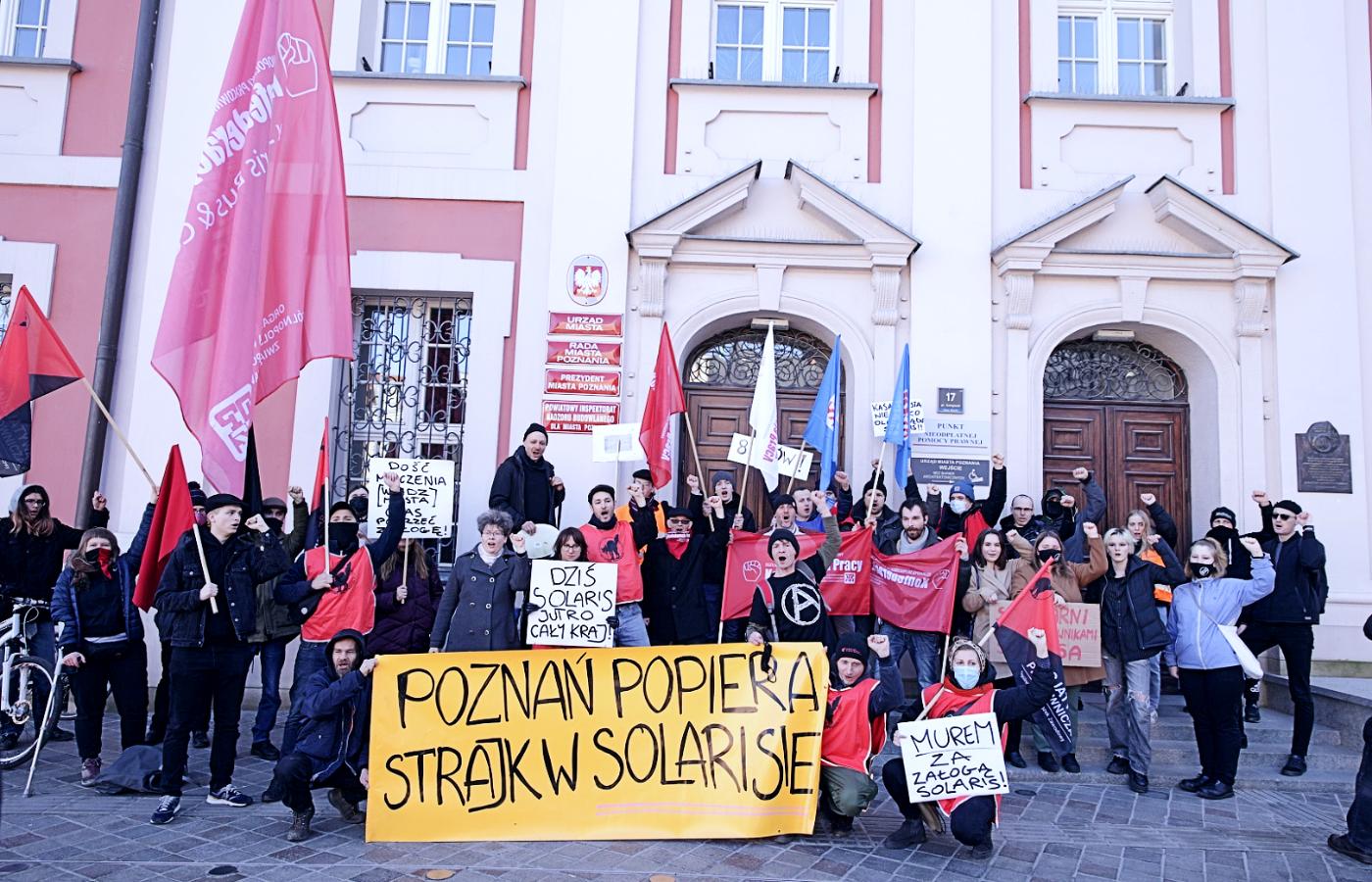 Pikieta solidarności z Solarisem, Poznań