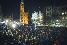 Wiec pamięci Pawła Adamowicza, zamordowanego podczas finału Wielkiej Orkiestry Świątecznej Pomocy.