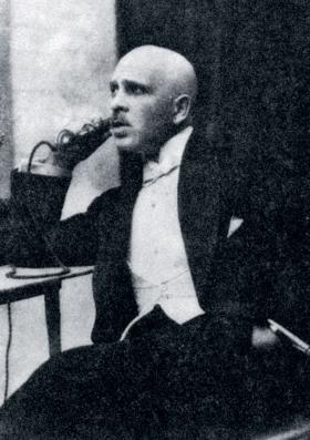 Jeden z pierwszych mistrzów szmoncesu Józef Urstein, 1910 r.