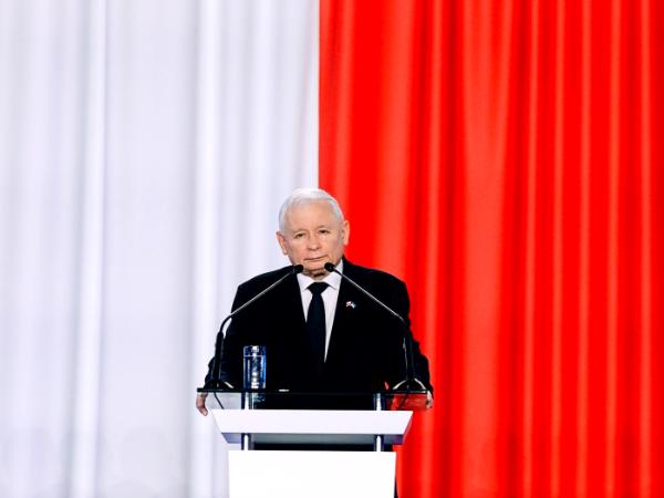 Jarosław Kaczyński. Konwencja PiS w Markach, 4 czerwca 2022 r.