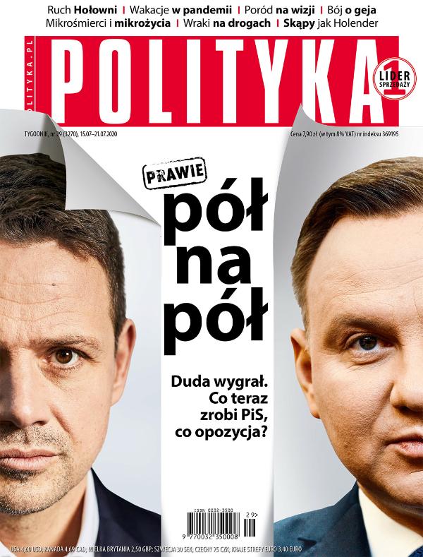 okładka - Polityka 29 2020