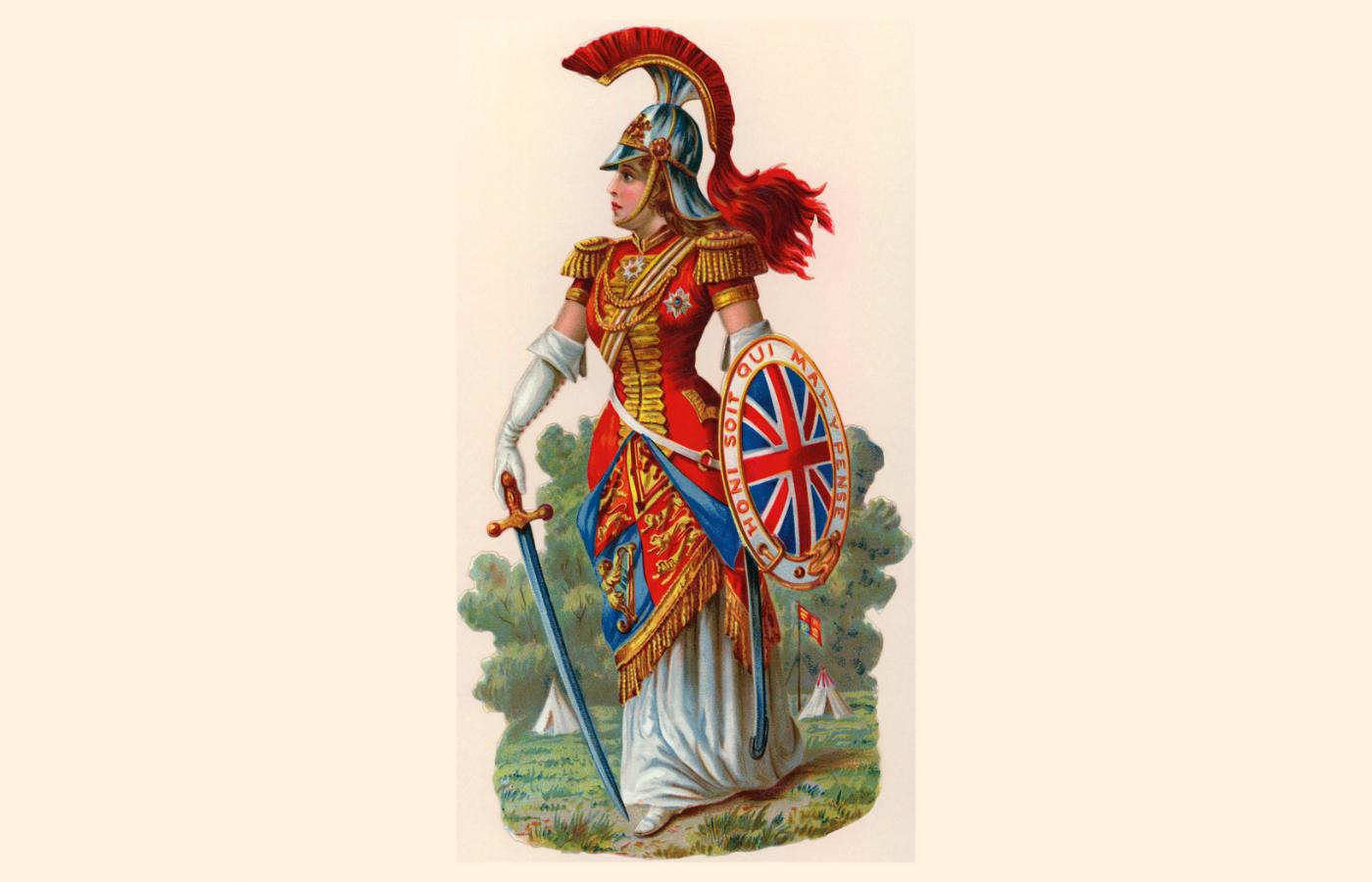 Brytania w stroju wojskowym; ok. 1840 r.