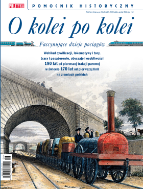 okładka - Pomocnik Historyczny - Kolej