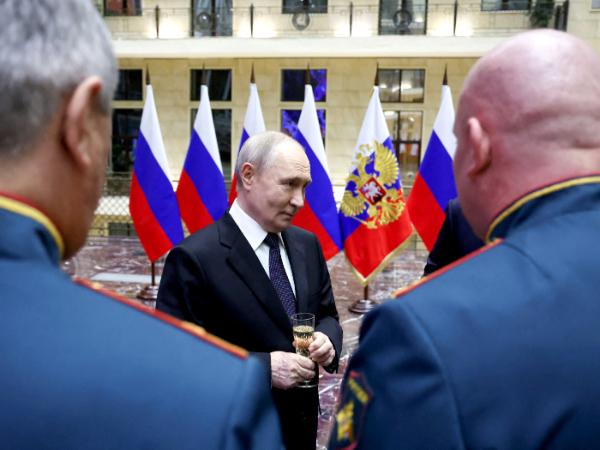 Władimir Putin na spotkaniu z wojskowymi w Moskwie, 17 grudnia 2025 r.