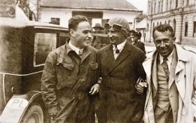 Henryk Szatkowski (pierwszy z lewej), Zakopane, lata 30. Po wojnie ślad po nim zaginął.