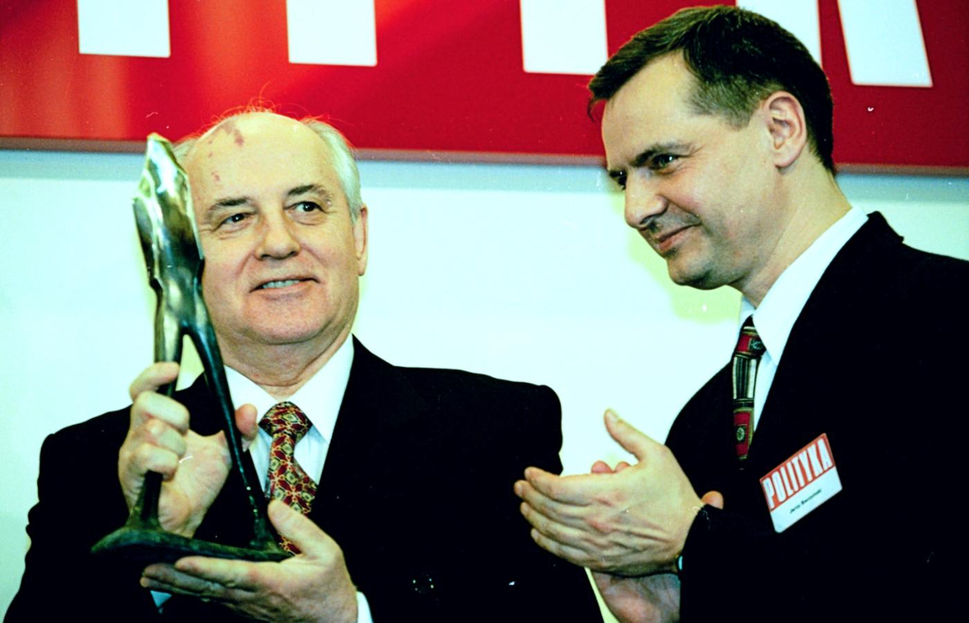 Michaił Gorbaczow i Jerzy Baczyński