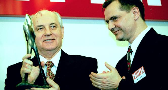 Michaił Gorbaczow i Jerzy Baczyński