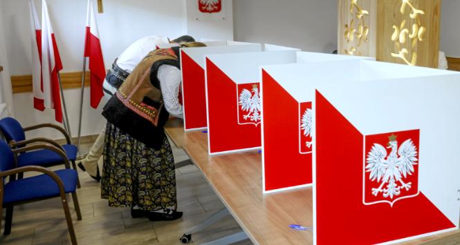 Obwodowa komisja wyborcza w Poroninie, 18 maja 2025 r.