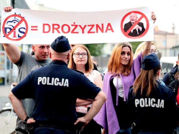 Demonstracja w Sochaczewie