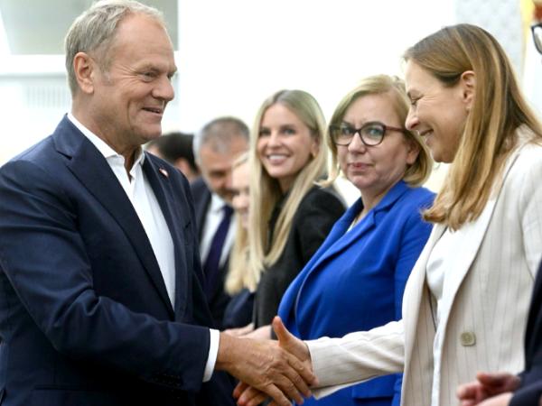 Donald Tusk i Katarzyna Pełczyńska-Nałęcz